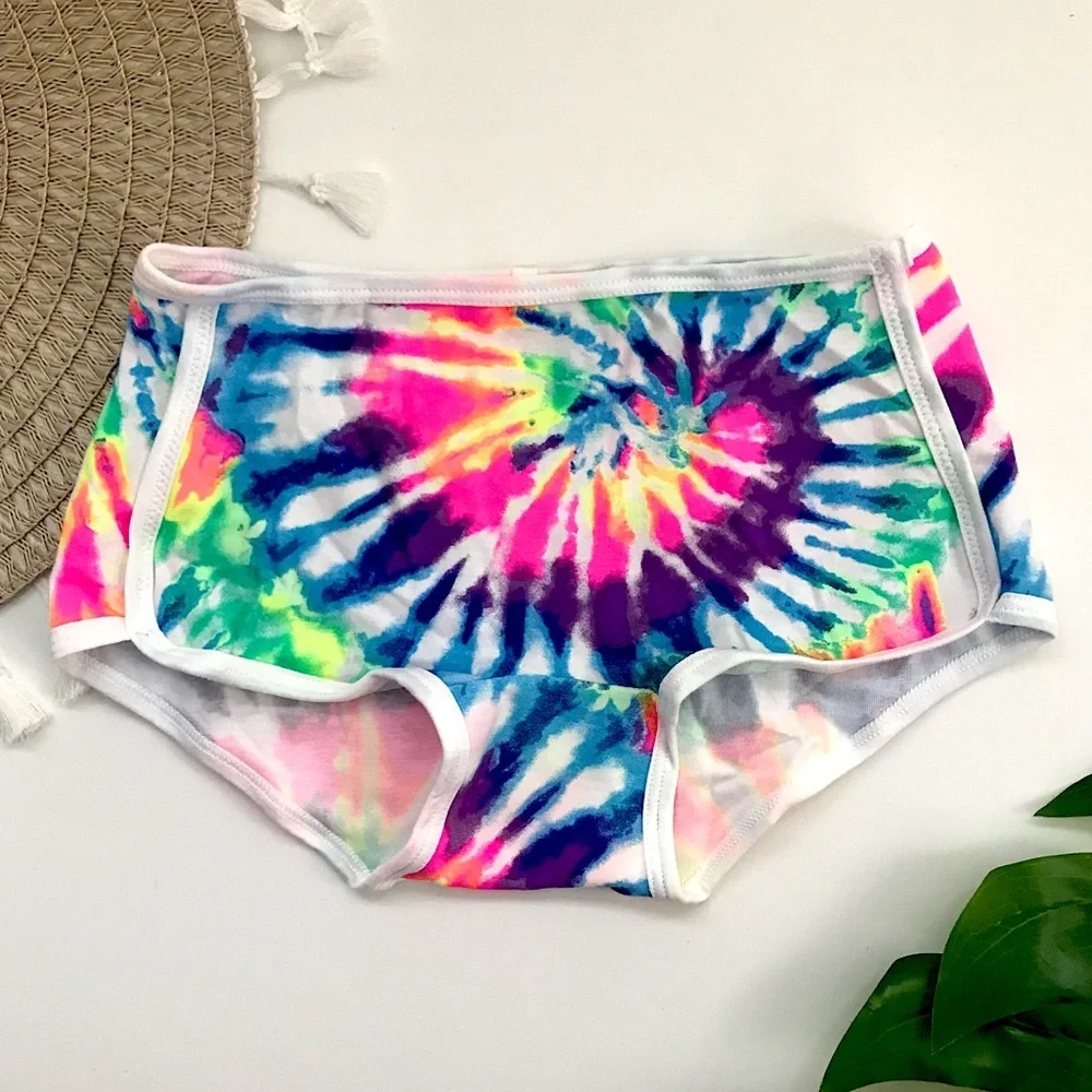 Victoria’s Secret PINK Cotton Boyshort Tie Dye NEW